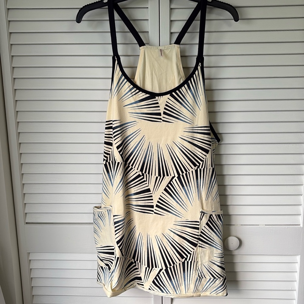 NWOT FP Movement Hot Shot Printed Mini Dress Sunrise Geo Medium